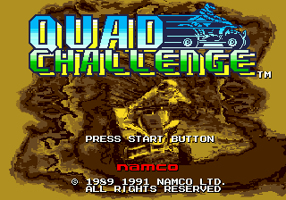 Quad Challenge screenshot 5 for Sega Genesis